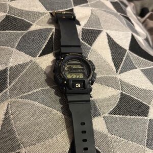 G-Shock Black and Gold Digital Smartwatch